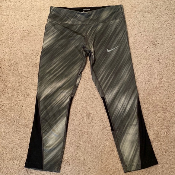 Nike Pants - Nike DriFit Black & Grey Pants